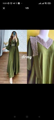 BAJU DASTER ARAB JUMBO DLUSIA YUMNA / GAMIS JUMBO LD 135CM