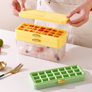 New Ice Cube Mold Food Grade Ice Tray Household Homemade Ice Cube Artifact Ice Box with Lid Sealed I