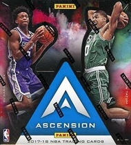 2017-18 Panini Ascension NBA Basketball Factory Sealed Hobby Box Look for Rookie Cards and Autos of 