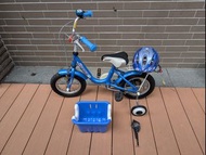 兒童 捷安特 腳踏車 Giant 12吋 附安全帽，輔助輪，籃子，停車柱