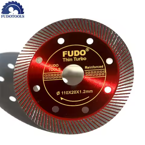 Cost Sale Of 1PC FUDO Deco Quality 110x20x1.2mm Turbo Diamond Saw Blade Disc For Hard Tile Ceramics 