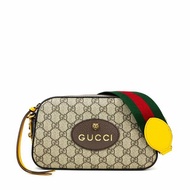 GUCCI 經典款 Neo Vintage 復古虎頭包 GG Supreme 帆布斜背包/相機包｜KÉSH 凱仕精品