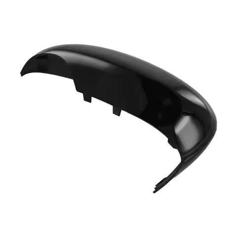 1 Pair Car Mirror Cover Glossy Black ABS Side Door Wing Mirror Cover Cap For Ford Fiesta MK7 2008-20
