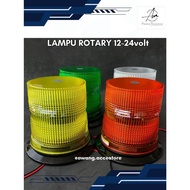HIJAU Rotary LED Lamp Rotary Blitz Xenon Grade A Yellow/ Green White/biru 12-48Volt