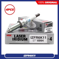 NGK LASER IRIDIUM SPARK PLUG IZFR6K11 (4PCS) - ACCORD / CIVIC / CITY / CRV / CRZ / STREAM / ODYSSEY