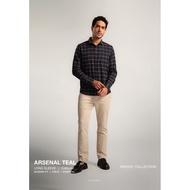KEMEJA MOC Men's Long Sleeve Shirt ARSENAL-TEAL