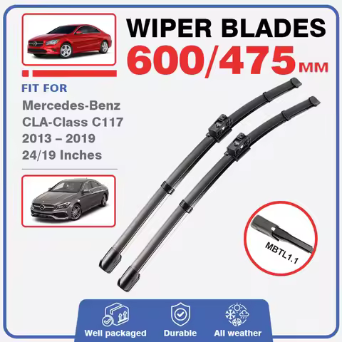Windshield Wiper Blades For Mercedes Benz CLA Class C117 W117 2013 – 2019 Windscreen Glass Wiper Car