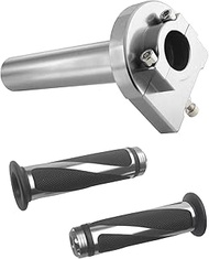 Adsspro Motorcycle CNC Universal Throttle Grip 7/8" 22mm Quick Twister Tube Motorized Lever Control
