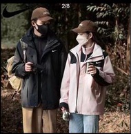 桃子代購～潮品 Nike 戶外加厚衝鋒衣 男女三合壹衝鋒衣 衝鋒衣 機能外套 衝鋒外套 防風外套 風衣外套 登山外套