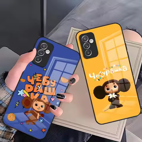 C-Cheburashka Phone Case For Samsung S26 S25 Plus S20 S20 Plus S22 Ultra S23 FE S21 Plus S21 Ultra G