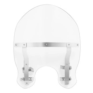 Motorcycle 19" Windscreen Windshield w/ Clamps For Harley Street Bob 114 FXBBS 2021-2023 Softail Sta