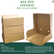 Box 25x25x10 325 Gsm Laminated Cake Box 25x25 (B16K4-25X25X10 Cm)