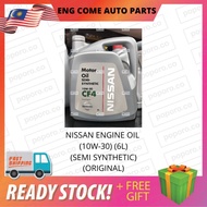 NISSAN ENGINE OIL (10W-30) (6L) (SEMI SYNTHETIC) (CF4) (DIESEL ENGINE)