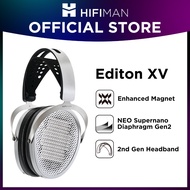 HIFIMAN EDITION XV Open-Back Over-Ear Full-Size Headphones with Enhanced Magnet, Neo Supernano Diaph