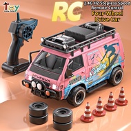 1:24 2.4G 4WD RC Delica Off-road Vehicle Drift Remote Control Camper Van Gift For Kids