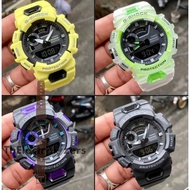 SPECIAL PROMOTION  GBA-900 JAM TANGAN DOUBLE TIME PREMIUM RUBBER STRAP WATERPROOF% WA100TCH FOR MENS