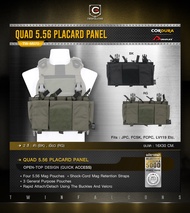ซองแม็กกาซีน Quad 5.56 Placard Panel (Twinfalcons)[TW-M070]