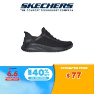 Skechers Online Exclusive Women Slip-ins BOBS Sport Squad Chaos Daily Inspiration Casual Shoes - 117500W-BBK Memory Foam