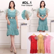 DRESS NATAL WANITA DEWASA / DRESS PESTA WANITA DEWASA / DRESS TILE WANITA DEWASA / DRESS IMLEK WANIT