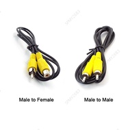 1M AV Extension RCA Female Male Cable M/M M/F Bus Lotus Head Audio Video Connector Cable TV Sound  M