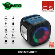 DMES DS8 Wireless V5.3 Bluetooth Portable Mini Stereo Speaker Colorful Lighting TWS 360 Stereo Speak