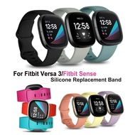 Replacement Band For Fitbit Sense Soft Silicone Band For Fitbit Versa 3 Smart Watch Strap For Fitbit