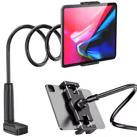 Large Size Tablet Holder 82cm Long Arm Bed Tablet Mount for IPad Air Pro Mini Tablet Stands Clip Bra