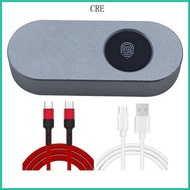 CRE Fingerprint Login Device For Win 10 11 Fast Recognition USB C Port Expansion Fingerprint Reader 