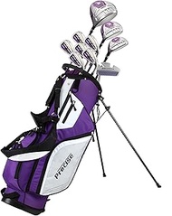 Top Line Ladies Purple Right Handed M5 Golf Club Set, Set Includes: 460cc Driver, #3 Wood, 21 Hybrid