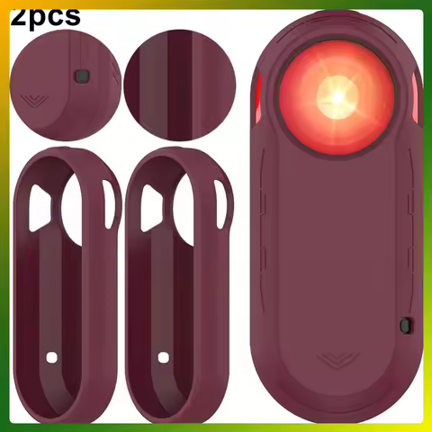 Silicone Protect Sleeve Bike Light Cover for Varia RTL515 (Wine Red)