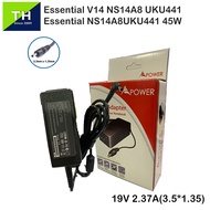 Avita Essential V14 NS14A8 UKU441 NS14A8UKU441  19V  2.37A  3.5*1.35  45W  Laptop Replacement Adapte