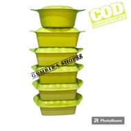 SET OF 6 PCS BUFFET 5 SQUARE 1 ROUND BUFFET TRAY SET BUFFET SET