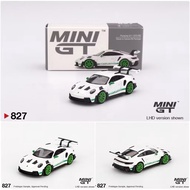 Mini GT No. 827 Porsche 911 (992) GT3 RS Tribute to Carrera RS Package