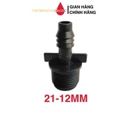21 thread adapter converts from 21 thread to 10mm or 12mm pipe - MHL