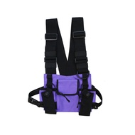 11 BYBB'S DARK Function Tactical Chest Bag Hip Hop Streetwear Men Functional Waist Bags Adjustable Pockets Waist Shoulder Bag