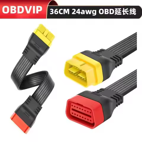 36cm Full Needle OBD2 16PIN Extension Cable for Launch 431 PRO3S+ for X431 PAD3 X431 PRO PRO3s OBD B