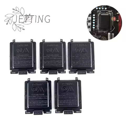 Hot 5pc Motherboard CPU Socket Protection Shell Black Cover Universal CPU Pin Cover For LGA1155/1156