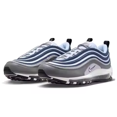 Nike Air Max 97 “Georgetown” Trendy and Stylish Durable Low-Top Casual Lifestyle Shoe Men's Blue-Gra