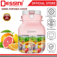 DESSINI ITALY 500mL USB Rechargeable Portable Bottle Juicer Blender Chopper Grinder Mixer Smoothie /