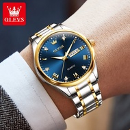 Olevs Brand Watch Local Tyrant Gold Diamond English Watch Business Waterproof Luminous Men's Watch M