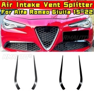premium-For Romeo Giulia Car Front Outlet Intake Decoration Frame Car Accessories For Alfa Romeo Giu