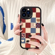 realme 11x 5g casing casing realme c15 Real Wo V60 Phone Case 12X Suitable for GT5 Plaid Bear Painte