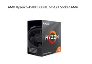 CPU AMD AM4 RYZEN 5 4500 3.6GHZ 6C/12T (รับประกัน3ปี)