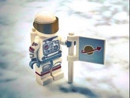 Lego Minifigure Astronaut 太空人手持太空旗