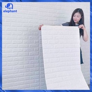 Big size 3d Foam Brick Wallpaper adhesive waterproof Wall Stickers room design for wall cement Decor