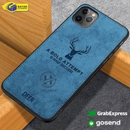 Case Cloth Febric Samsung A12 M12 Casing Jeans Desain Deer