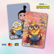 MINIONS TNG - TOUCH N GO STICKER CARD / ATM CARD STICKER COVER, TNG CARD, ATM CARD