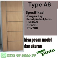 pintu rumah+kusen aluminium