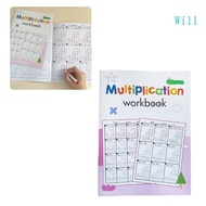 Will Multiplication Division Workbook for Kids Student With Gradual Difficulty Levels