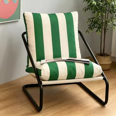 Armchair, green chair, sofa chair, home furniture, single person chair, outdoor leisure chair